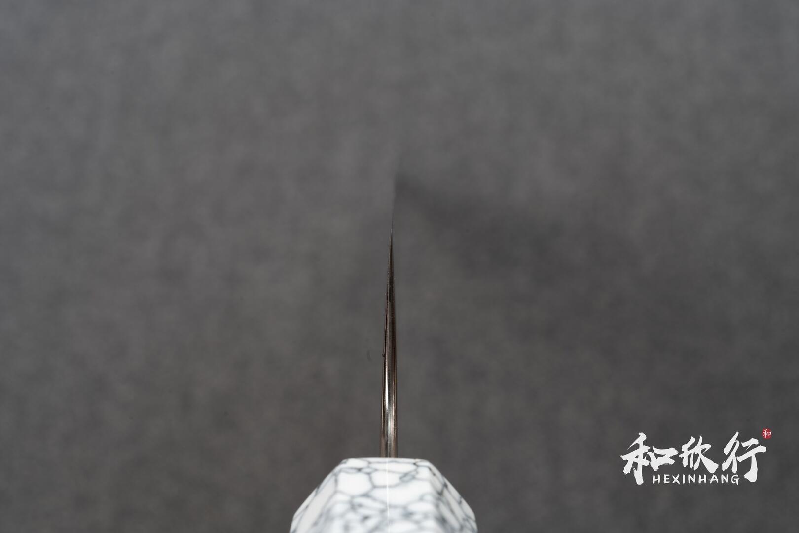 初心Hatsukokoro 孔雀Kujaku V-Toku2 鋼銅彩大馬士革紋牛刀210mm / 240mm